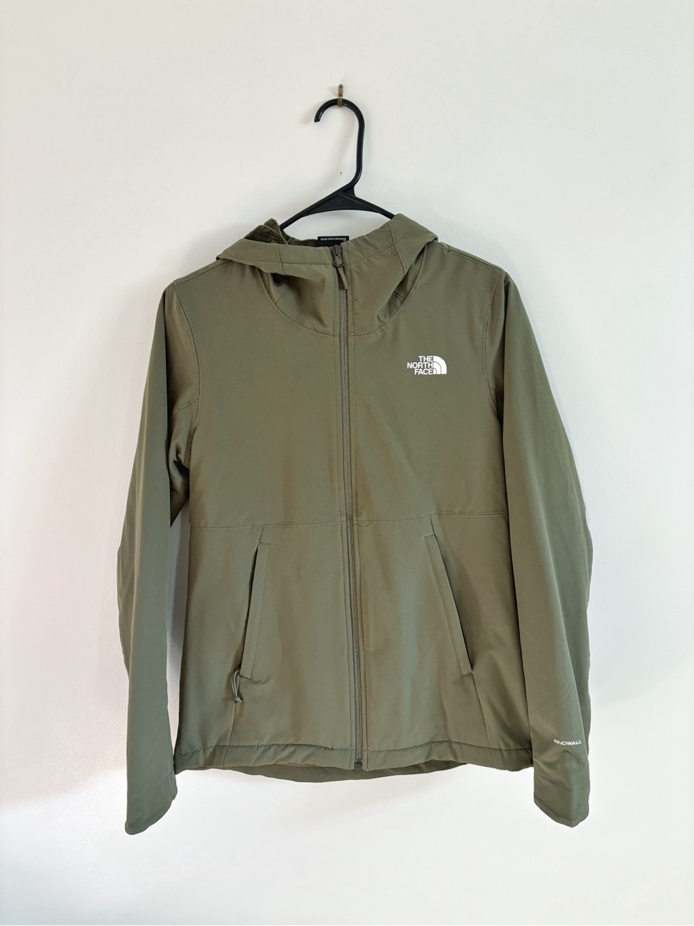 The North Face Olive Hooded Softshell